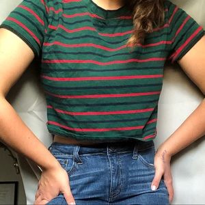 striped crop top!